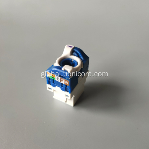 Keystone Jack CAT6A 10G high connecting speed networking cat6a keystone jack Supplier